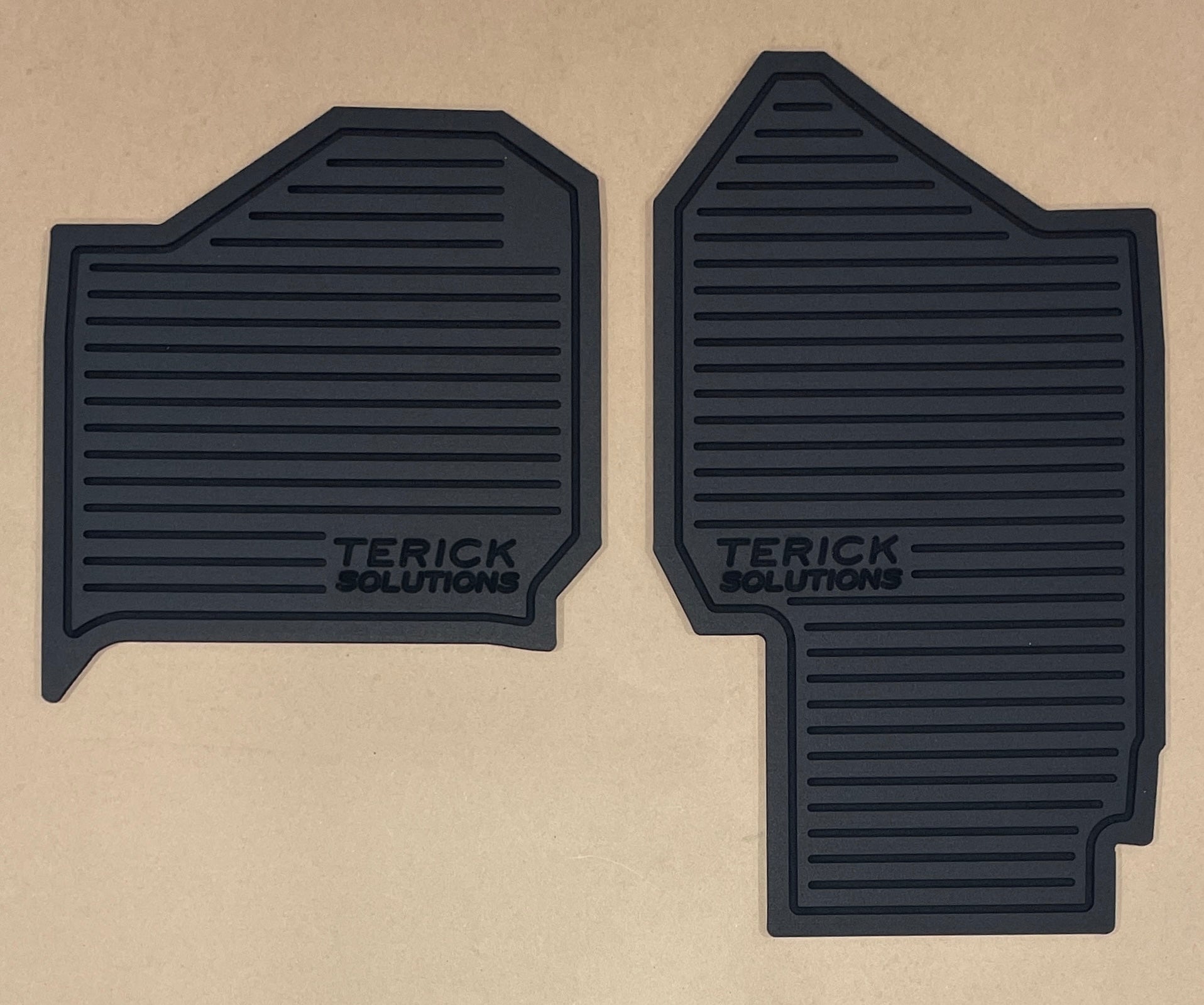 Photo of Kawasaki Ridge 2 Door Rubber Floor Mats (ALL MODELS) by Terick Solutions - Premium UTV Rubber floor mats for UTVs / Side by Sides