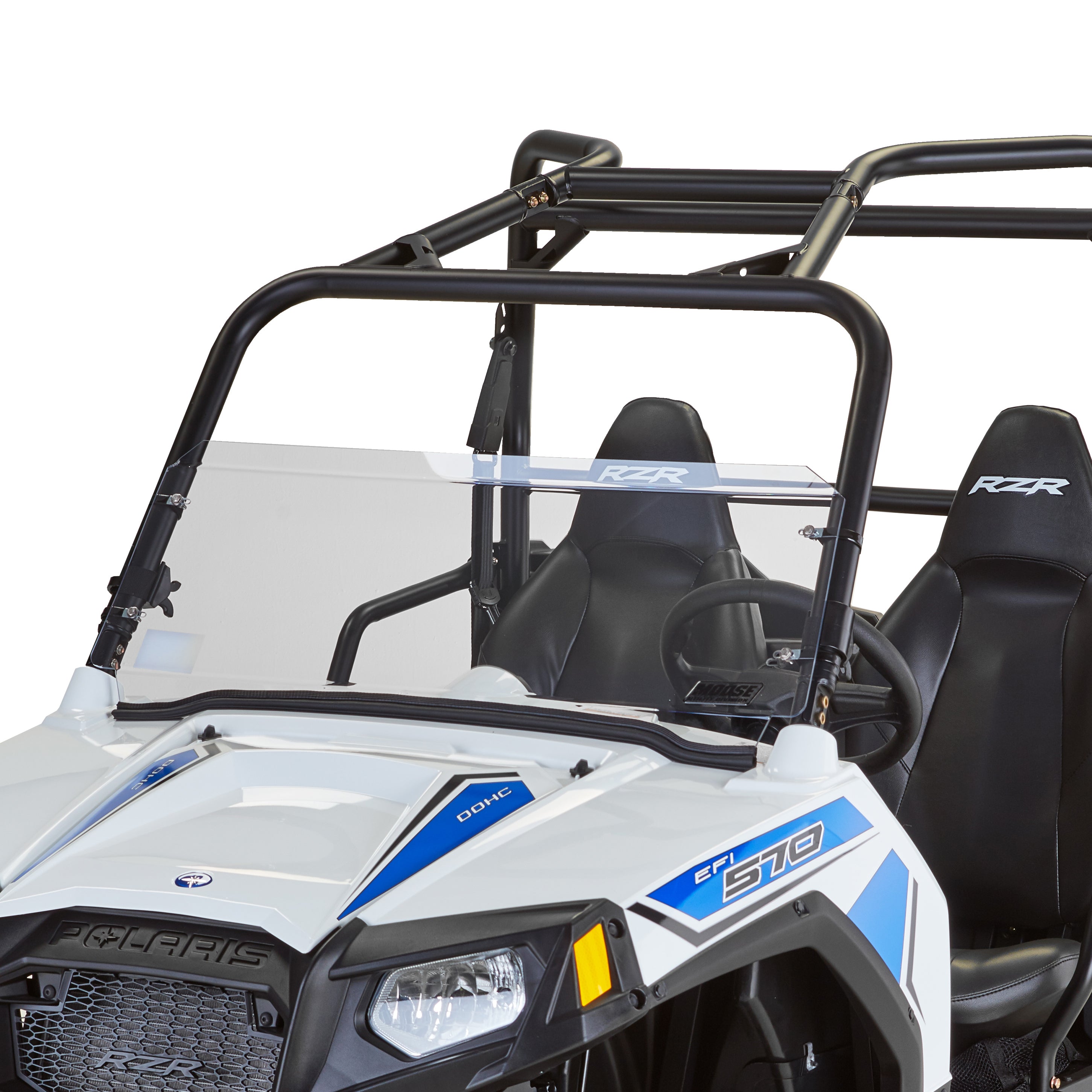 Photo of Half Windshield for Polaris RZR XP 1000 Maverick Can-Am Outlander 1000 models by OPEN TRAIL - Premium Windshield/Windscreen for UTVs / Side by Sides