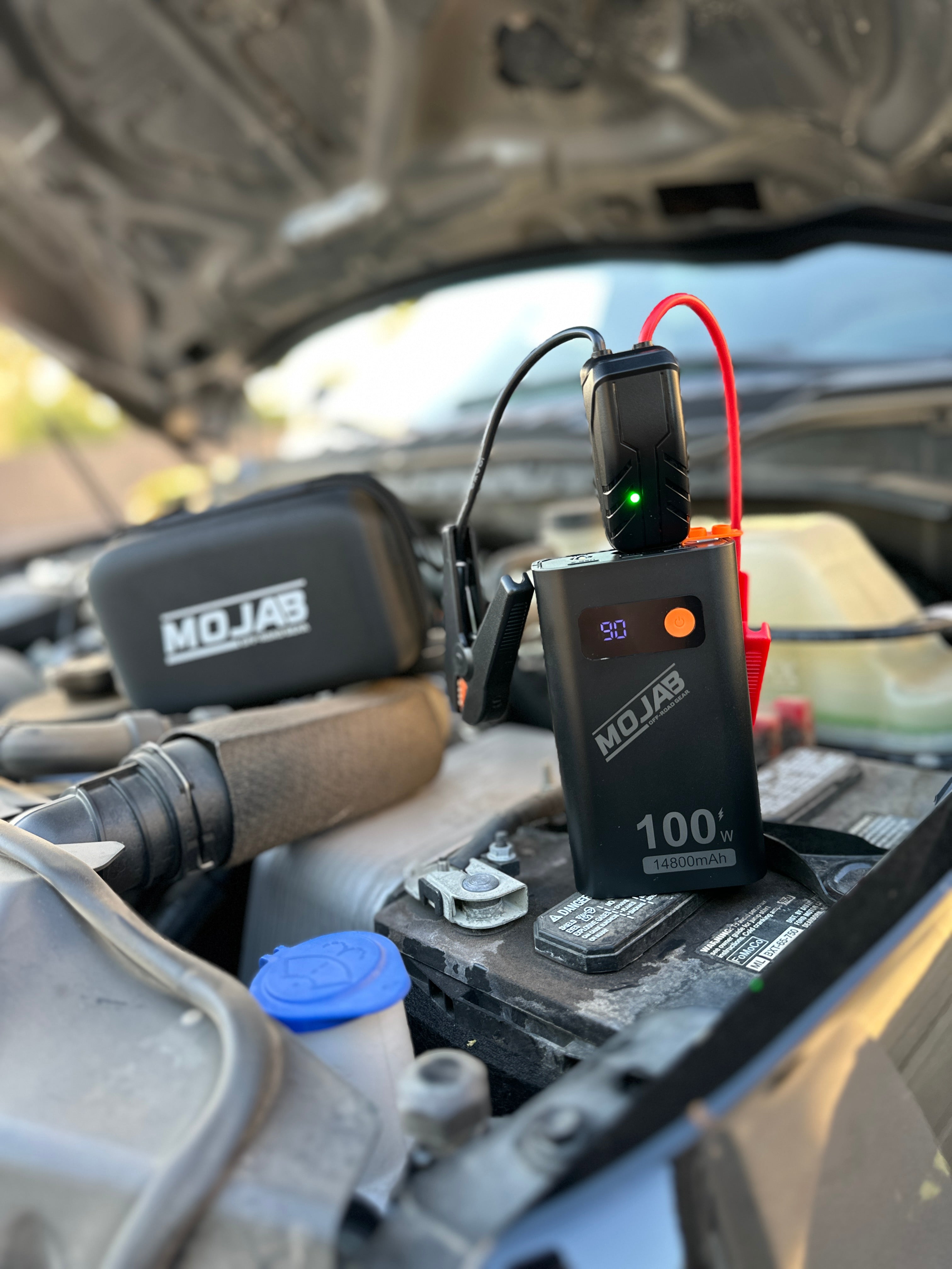 Photo of Battery Booster /Jump Starter by MOJAB OFFROAD - Premium Battery Booster for UTVs / Side by Sides