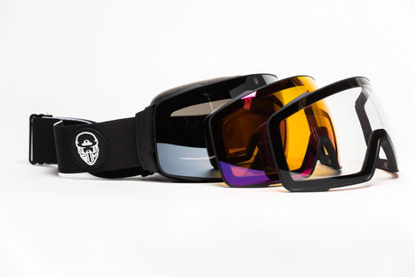 Black Ops Machine Toric Mag Ops Goggle Replacement Lenses - Snap-In Magnetic Fit + Toric Optical Clarity (3 Lens Options)