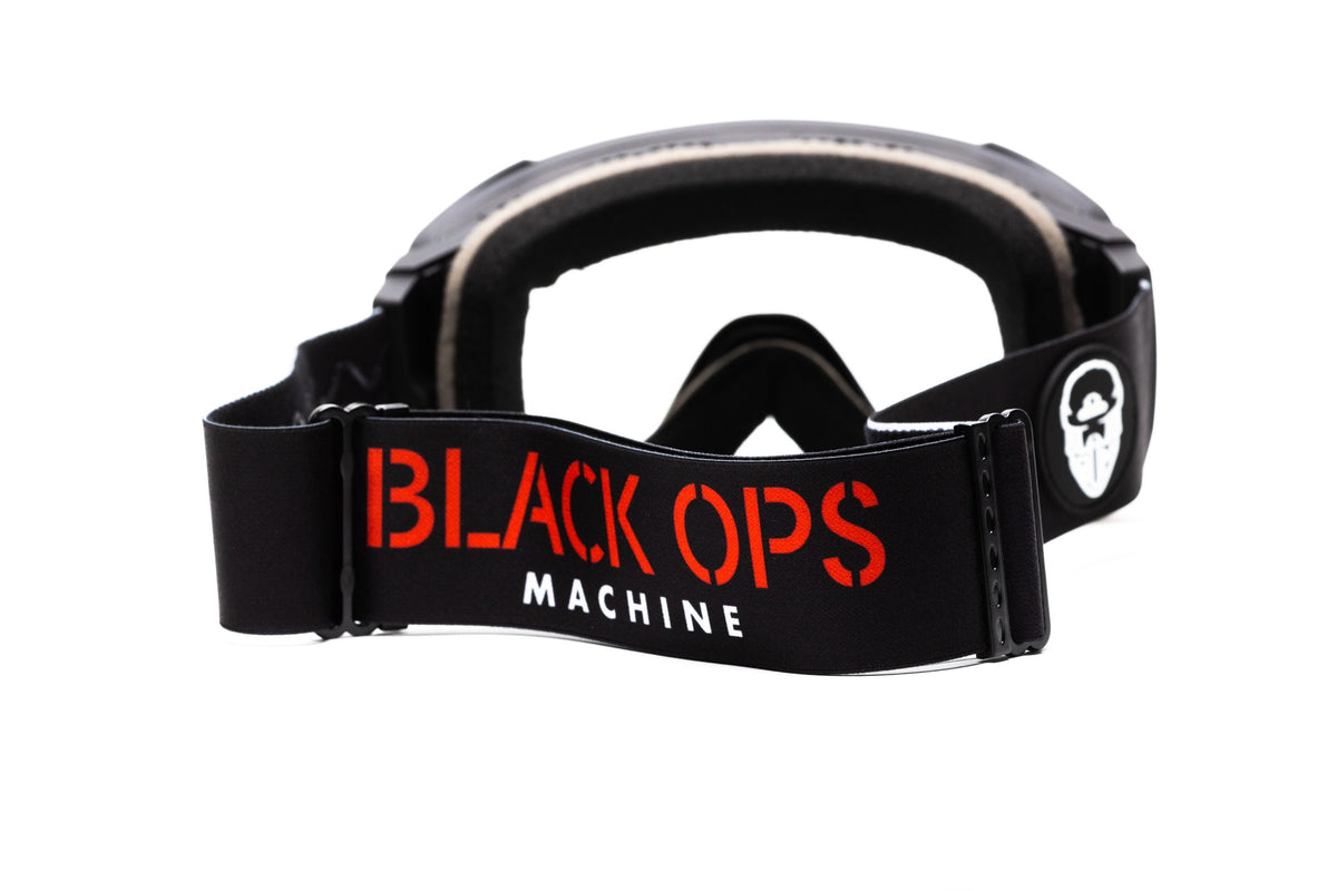 Black Ops Machine Toric Magnetic Goggles - 3 Magnetic Lenses + Dual Strap + Carrying Case (UTV / Snow)
