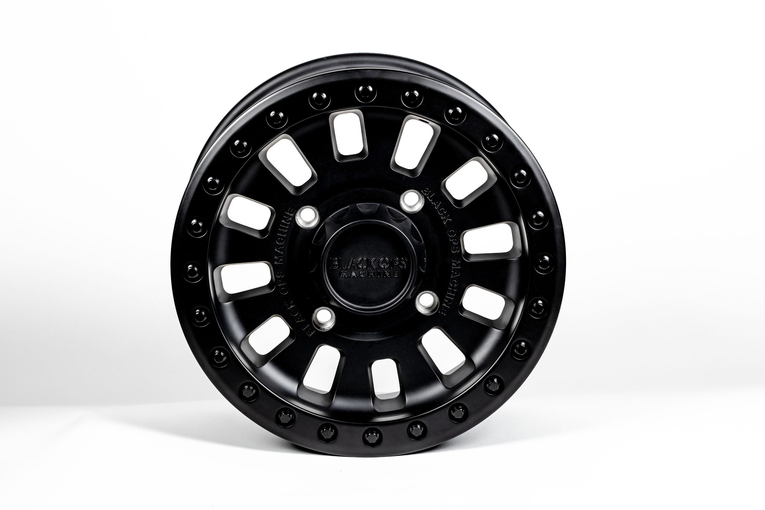Ballistic Beadlock Wheels 4x136 - 15x7, 5+2 Offset, UTV Beadlock (Can-Am, Honda, Sold Individually)
