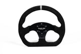 G19 D-Shape Suede UTV Steering Wheel - Extra Clearance + 6061-T6 Aluminum Center (330mm / Universal Fit)