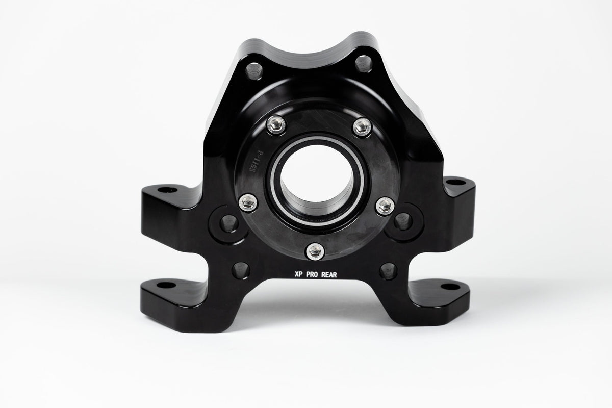 Polaris RZR XP Pro Rear Knuckles - 6061 Billet Aluminum, Sealed Bearing Carrier, Direct Bolt-In (Sold in Pairs)