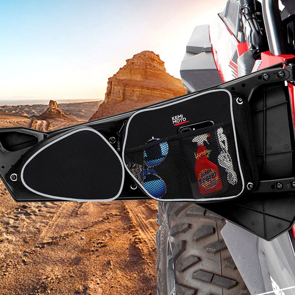 Photo of Side Door Bags for Polaris RZR 1000 XP 4/ Turbo S900 by Kemimoto - Premium for UTVs / Side by Sides