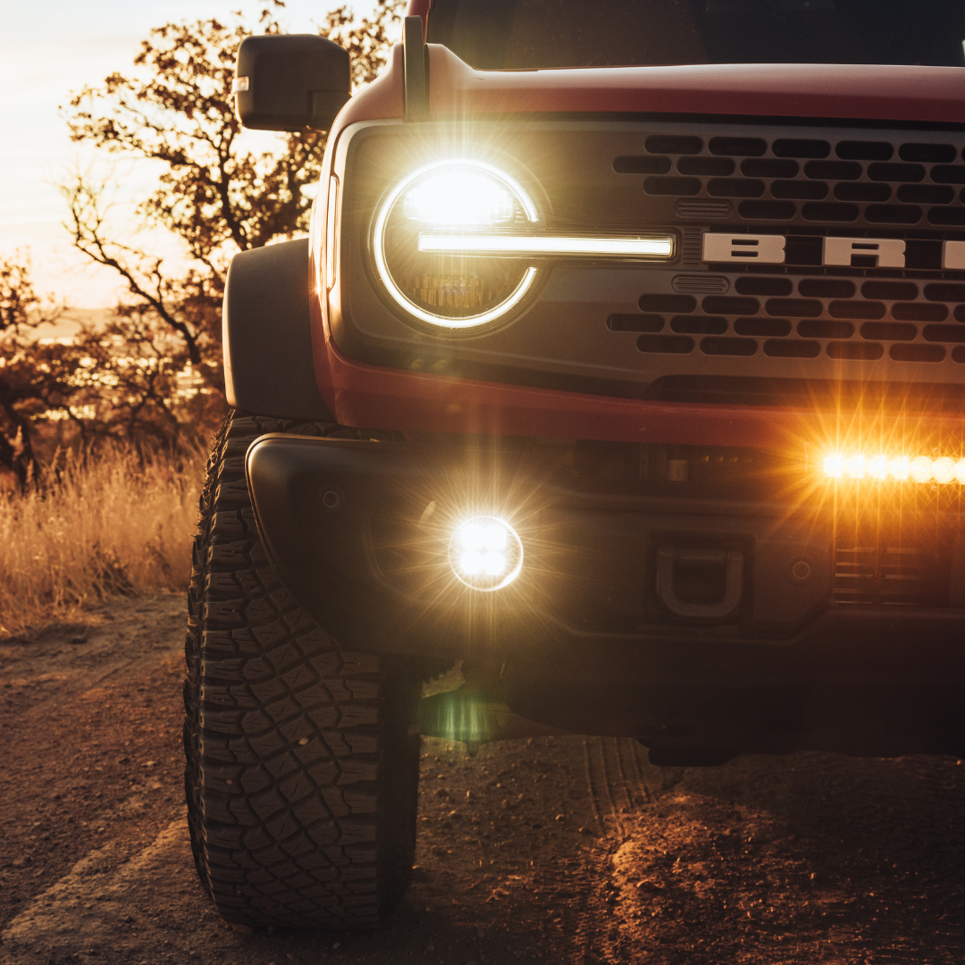 Photo of Ford Bronco (2021+) - LED Capable Bumper Fog Light Kit by Heretic Studio Dealer Portal - Premium for UTVs / Side by Sides