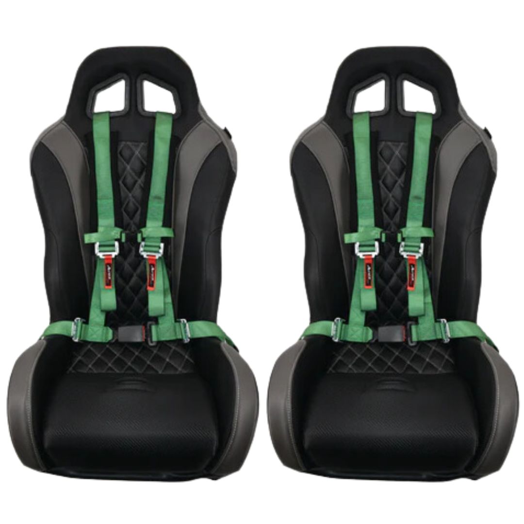 Photo of 4-Point Harness Seat Belt (2" Auto Buckle) by Aces Racing - Premium Harnesses for UTVs / Side by Sides