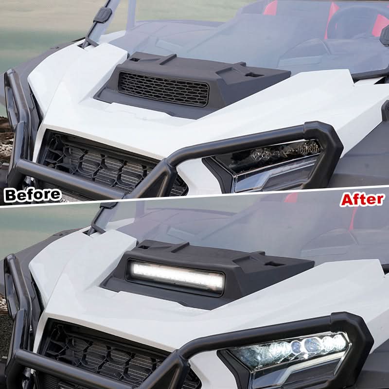 Photo of Kemimoto Hood Scoop with LED Spotlight for Polaris RZR XP 1000 / XP 4 1000 2024-2025 by Kemimoto - Premium for UTVs / Side by Sides
