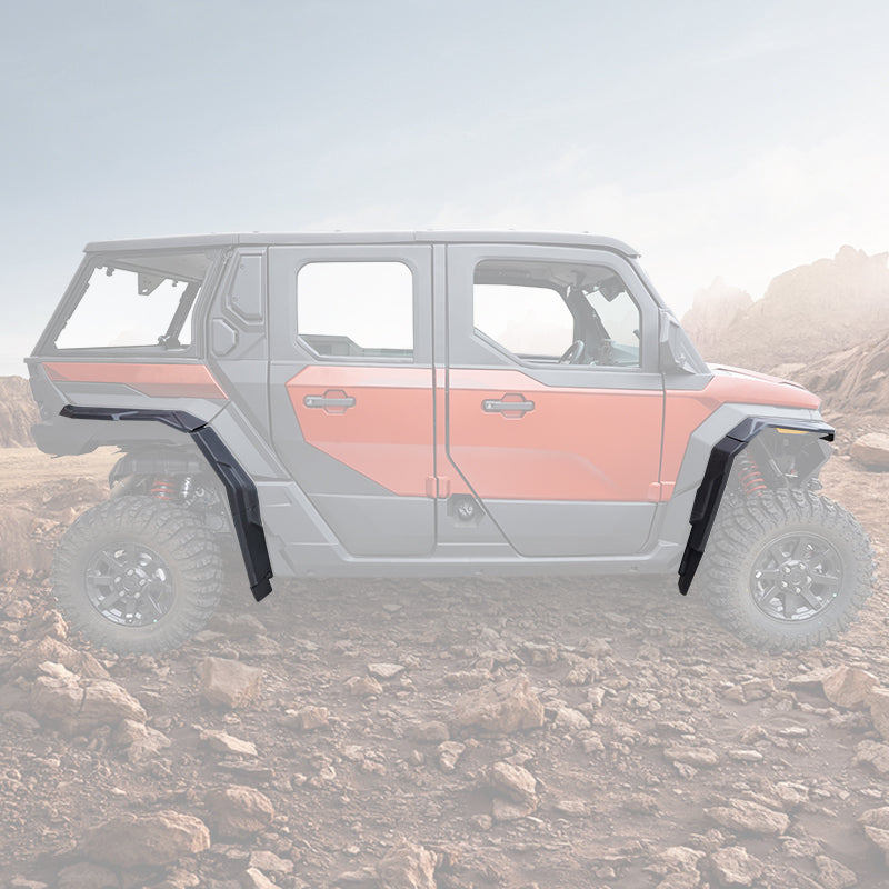 Photo of Front and Rear Fender Flares for Polaris Xpedition XP XP5/ ADV ADV5 2024+ by Kemimoto - Premium for UTVs / Side by Sides