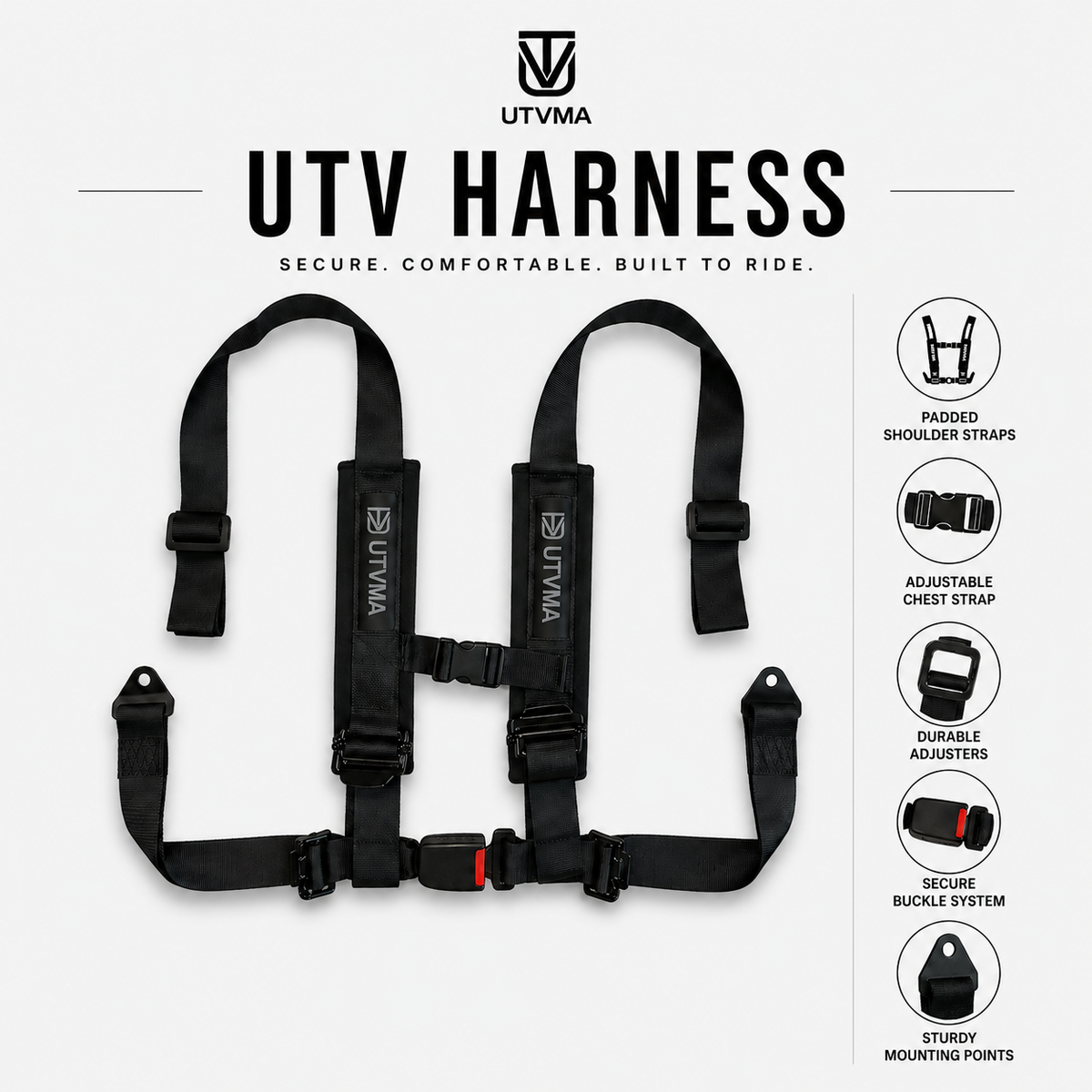 2-Inch 4-Point UTV Harness