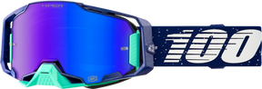 100% Armega HiPER Goggles - Noche HiPER Blue Mirror Lens