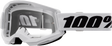 100% Strata 2 Goggles - White Clear Lens