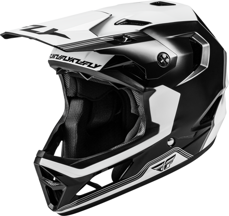 Photo of YTH RAYCE REPEAT BICYCLE HLMT BLACK/WHITE YL by FLY RACING - Premium Helmets for UTVs / Side by Sides