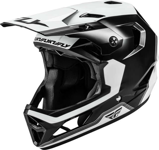 Photo of YTH RAYCE REPEAT BICYCLE HLMT BLACK/WHITE YS by FLY RACING - Premium Helmets for UTVs / Side by Sides