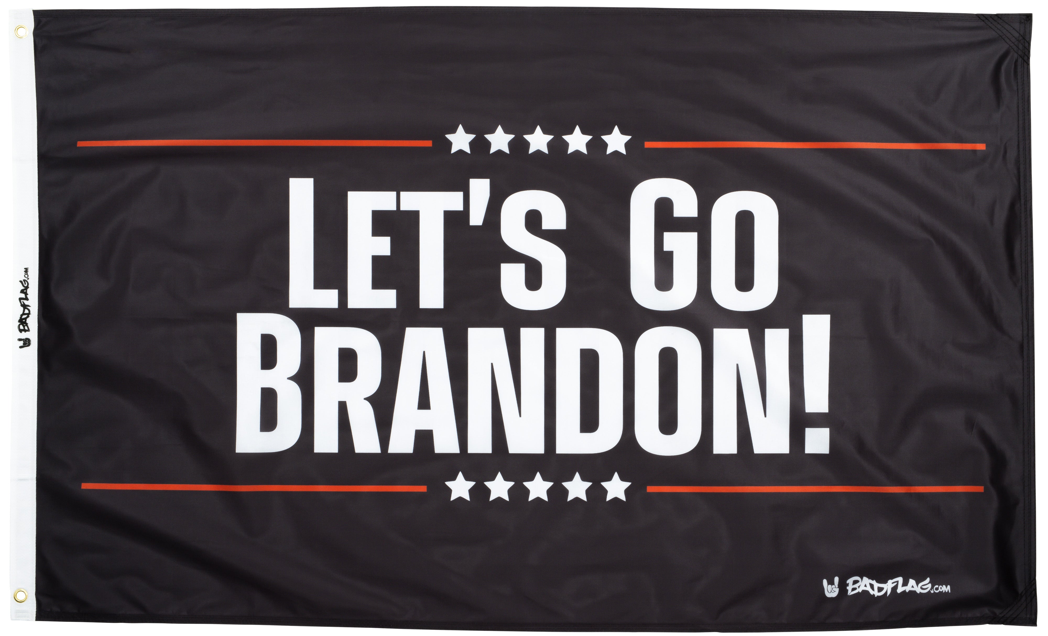 Photo of Black Let's Go Brandon Flag by Bad Flag Store - Premium Flags for UTVs / Side by Sides