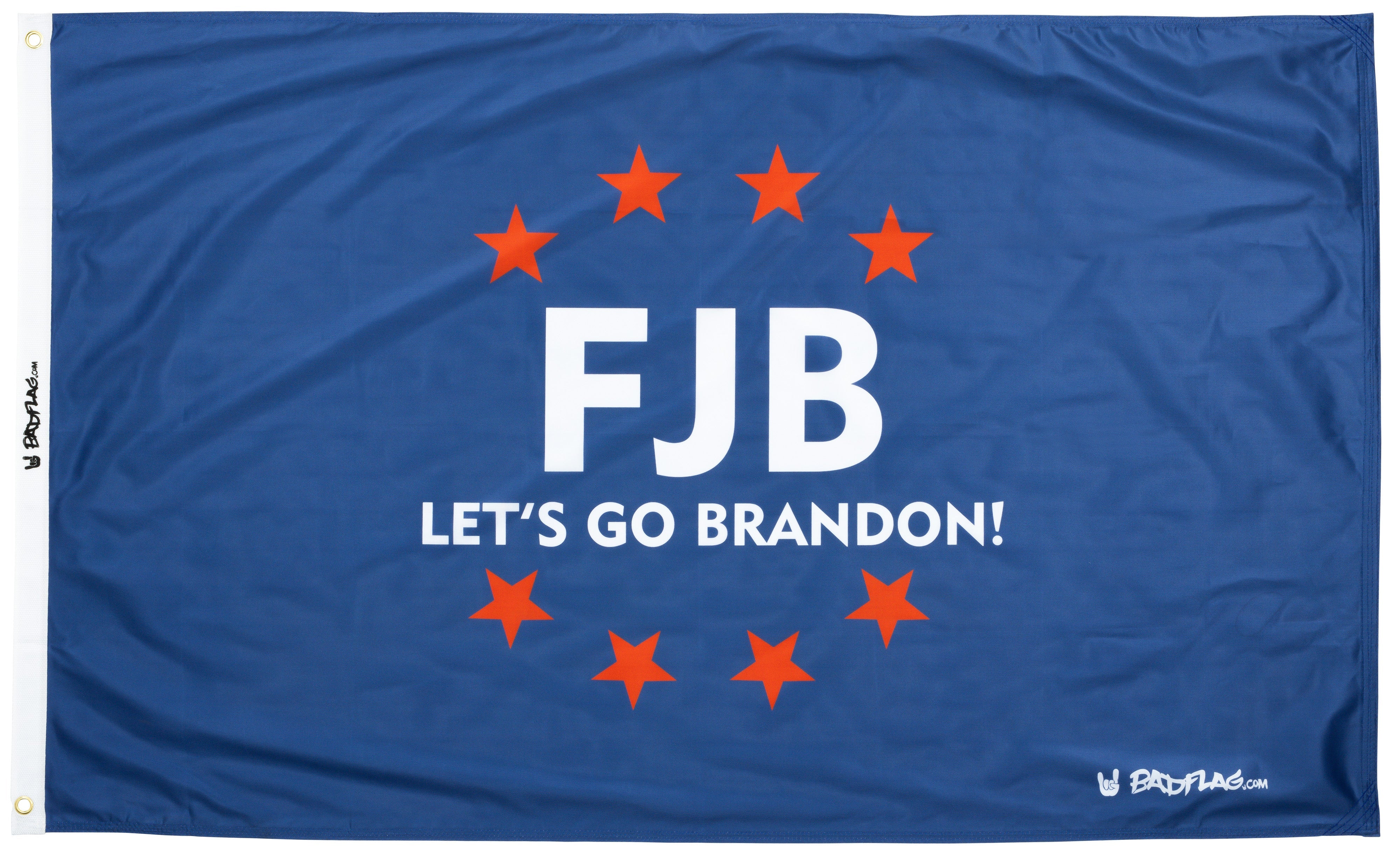 Photo of Blue Let's Go Brandon FJB Flag by Bad Flag Store - Premium Flags for UTVs / Side by Sides
