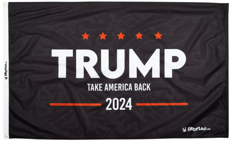 Photo of Trump 2024 Take America Back Flag by Bad Flag Store - Premium Flags for UTVs / Side by Sides