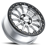 Raceline A14SB Alpha Beadlock - Silver/Black