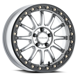 Raceline A14SB Alpha Beadlock - Silver/Black