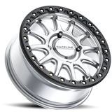 Raceline A14SB Alpha Beadlock - Silver/Black