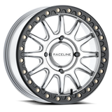 Raceline A14SB Alpha Beadlock - Silver/Black