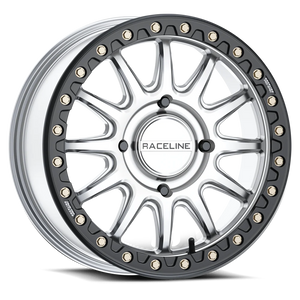 Raceline A14SB Alpha Beadlock - Silver/Black