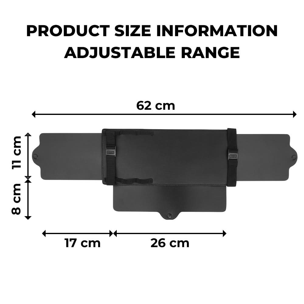 Photo of JOYTUTUS Car Sun Visor Sunshade Extender by Kemimoto - Premium for UTVs / Side by Sides