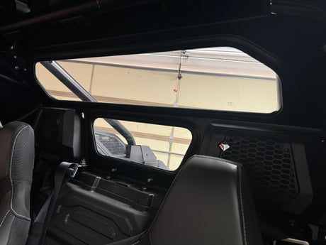 Photo of POLARIS RZR PRO S REAR WINDSHIELD W/ROCKFORD FOSGATE SYSTEM 2025+ by Dirt Warrior Accessories - Premium WINDSHIELD for UTVs / Side by Sides