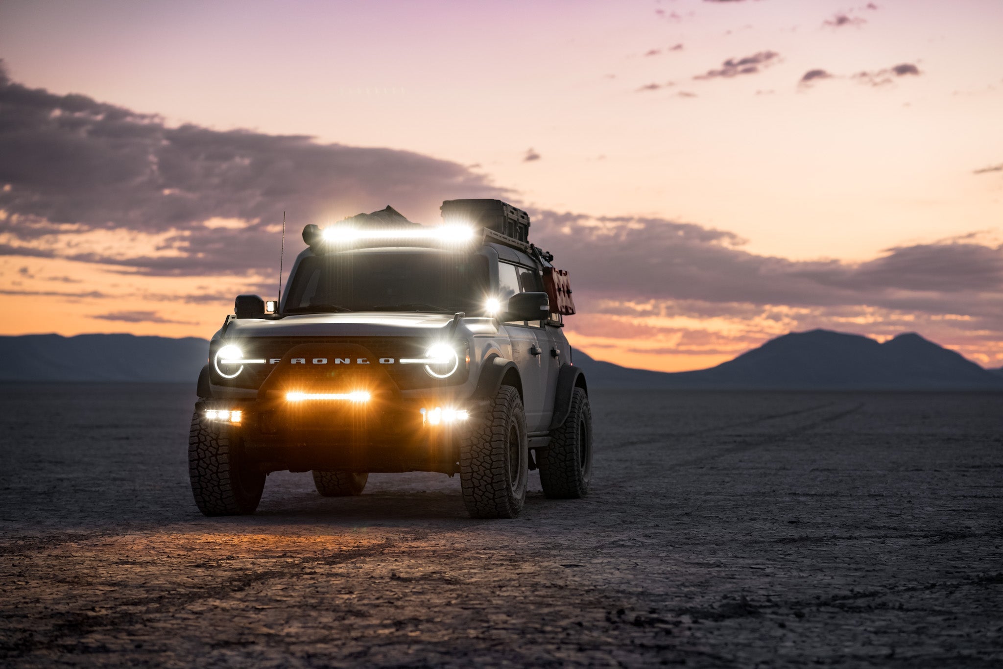 Photo of Ford Bronco 20" Modular Bumper Light Bar by Heretic Studio Dealer Portal - Premium Light Bar for UTVs / Side by Sides