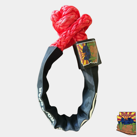 Photo of Soft Shackle 3/8'' x 22” with sleeve and bag (Single Shackle) (Lifetime Warranty) by MOJAB OFFROAD - Premium for UTVs / Side by Sides