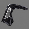 DRT left front black ABS replacement fender with mesh insert for 2025+ Polaris RZR Pro Series
