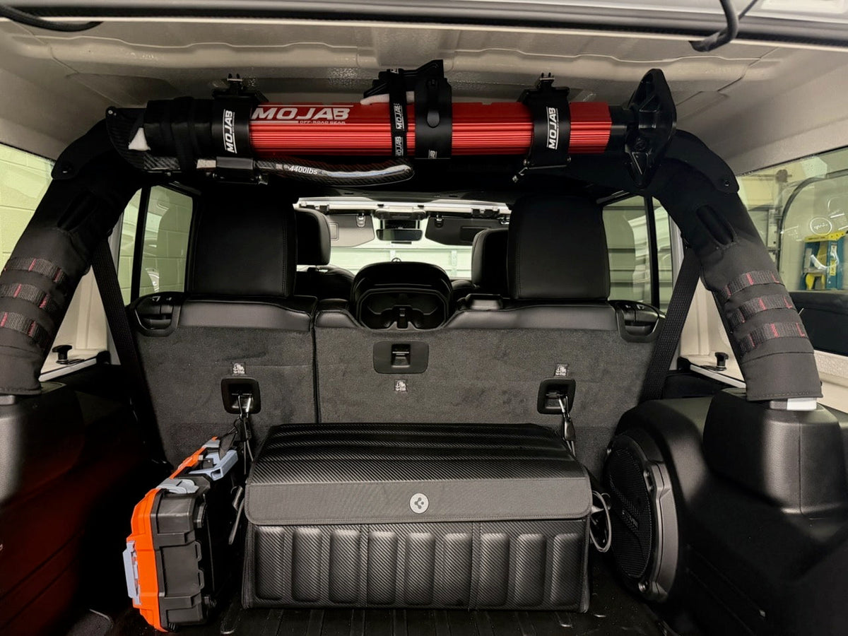 Heavy duty mounting clamps for hydraulic Jack