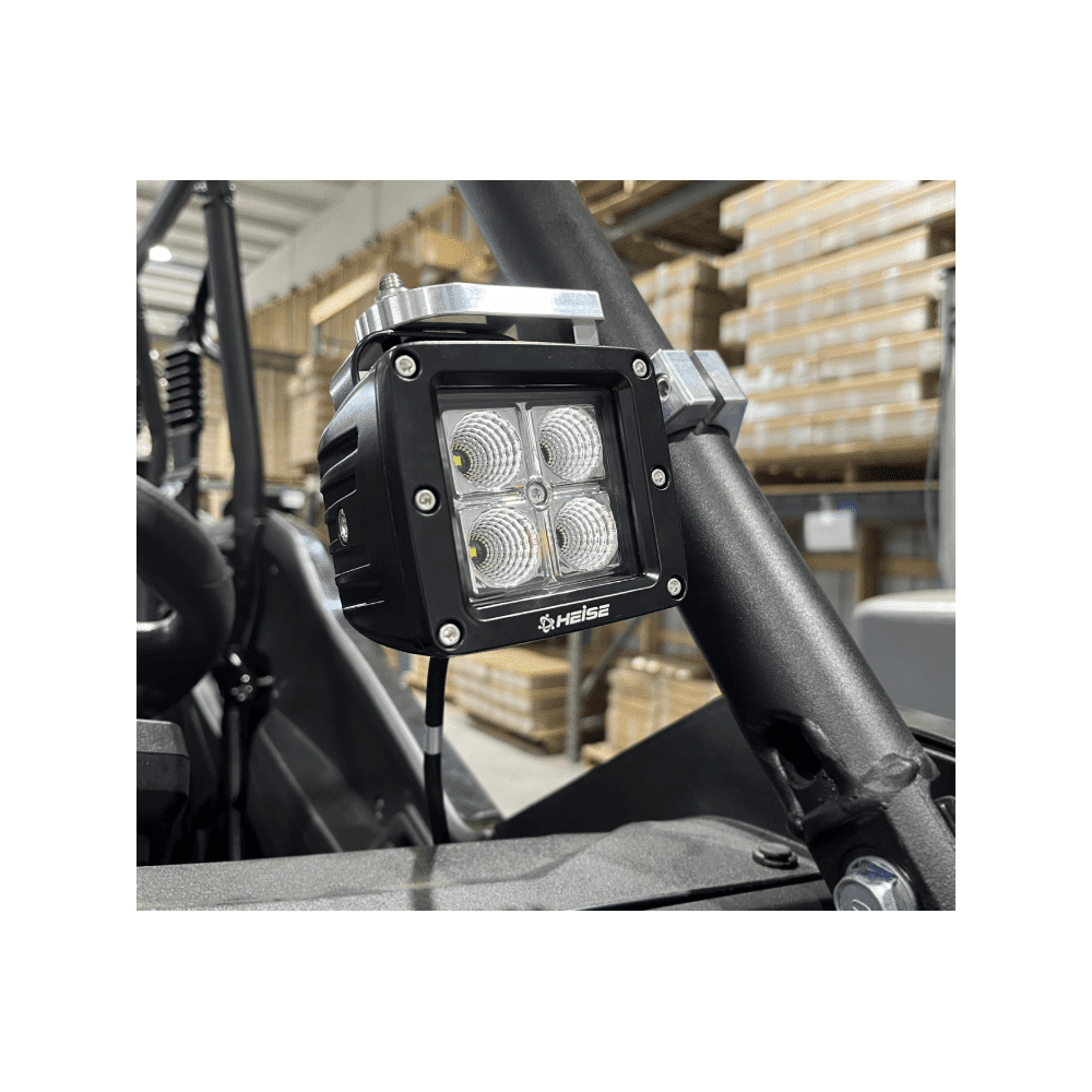 Photo of Adjustable Light Bar Clamp by AJK Offroad - Premium for UTVs / Side by Sides