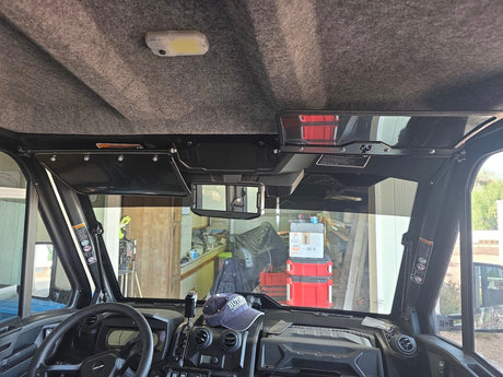 Photo of VISOR DWA CANAM DEFENDER for Limited and Lone Star Cab by Dirt Warrior Accessories - Premium Vehicle Parts & Accessories for UTVs / Side by Sides