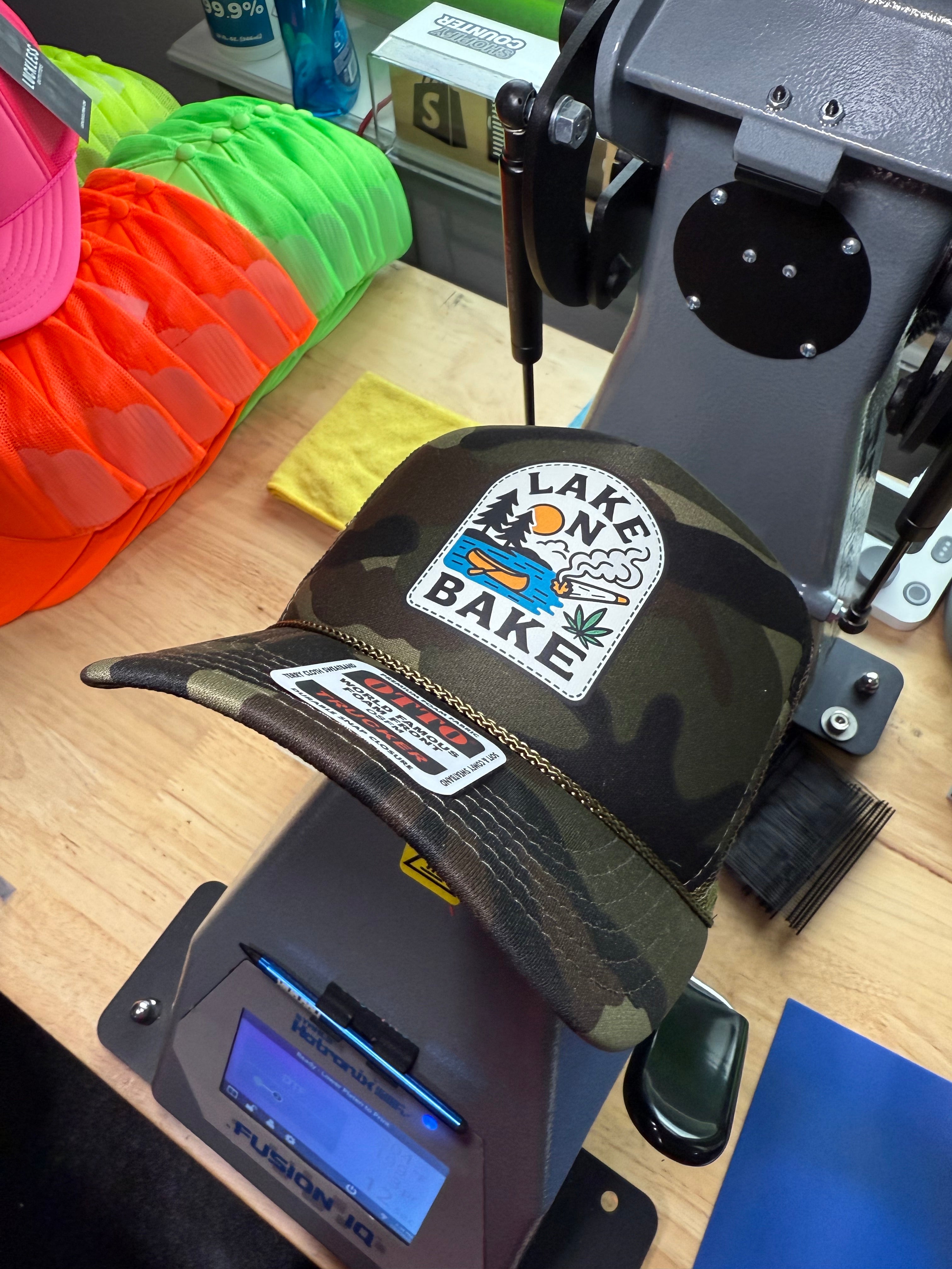 Photo of Lake N Bake Trucker Hat by Luckless Outfitters - Premium Hat for UTVs / Side by Sides