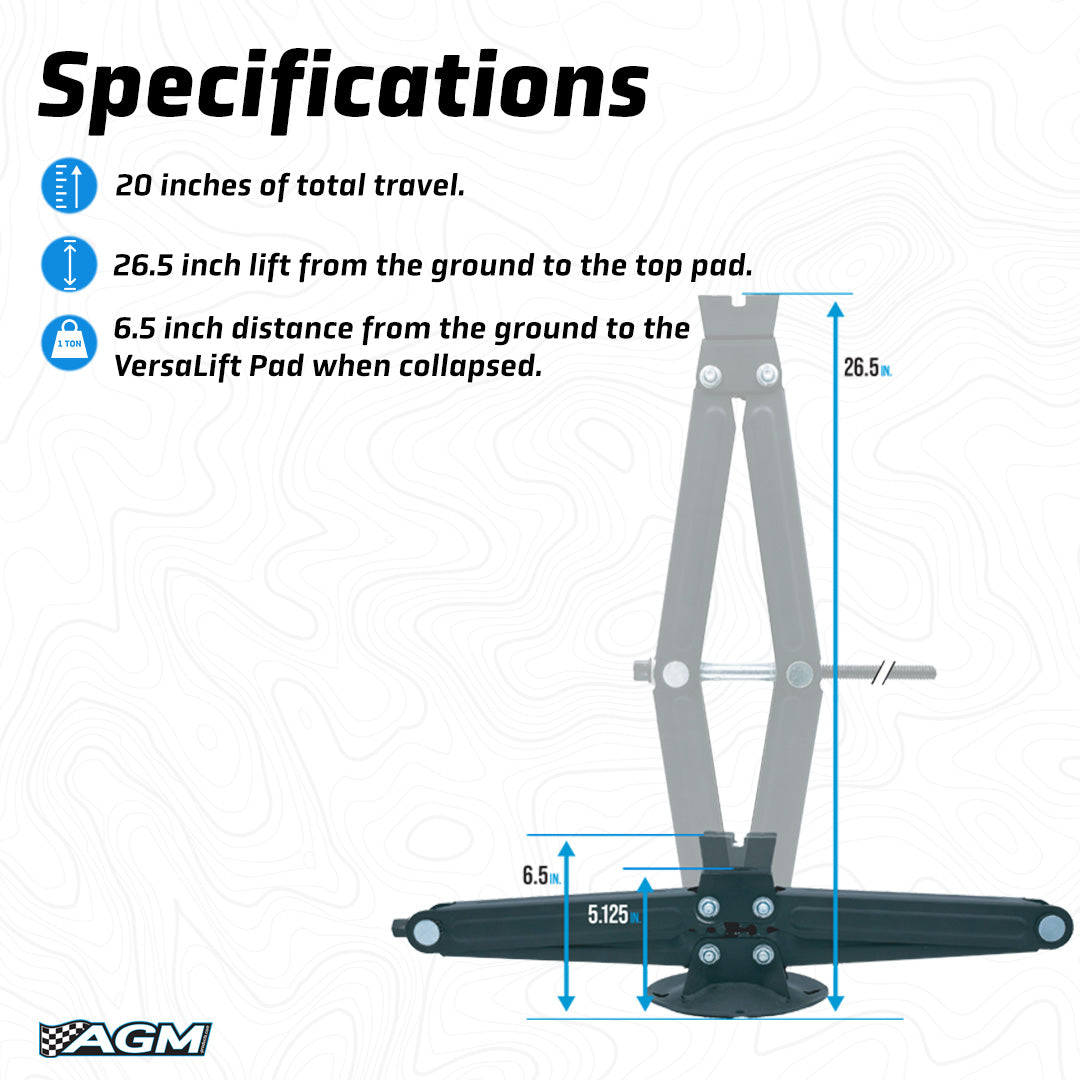 Photo of The Scissor Jack by AGMProducts - Premium Jacks & Accessories for UTVs / Side by Sides