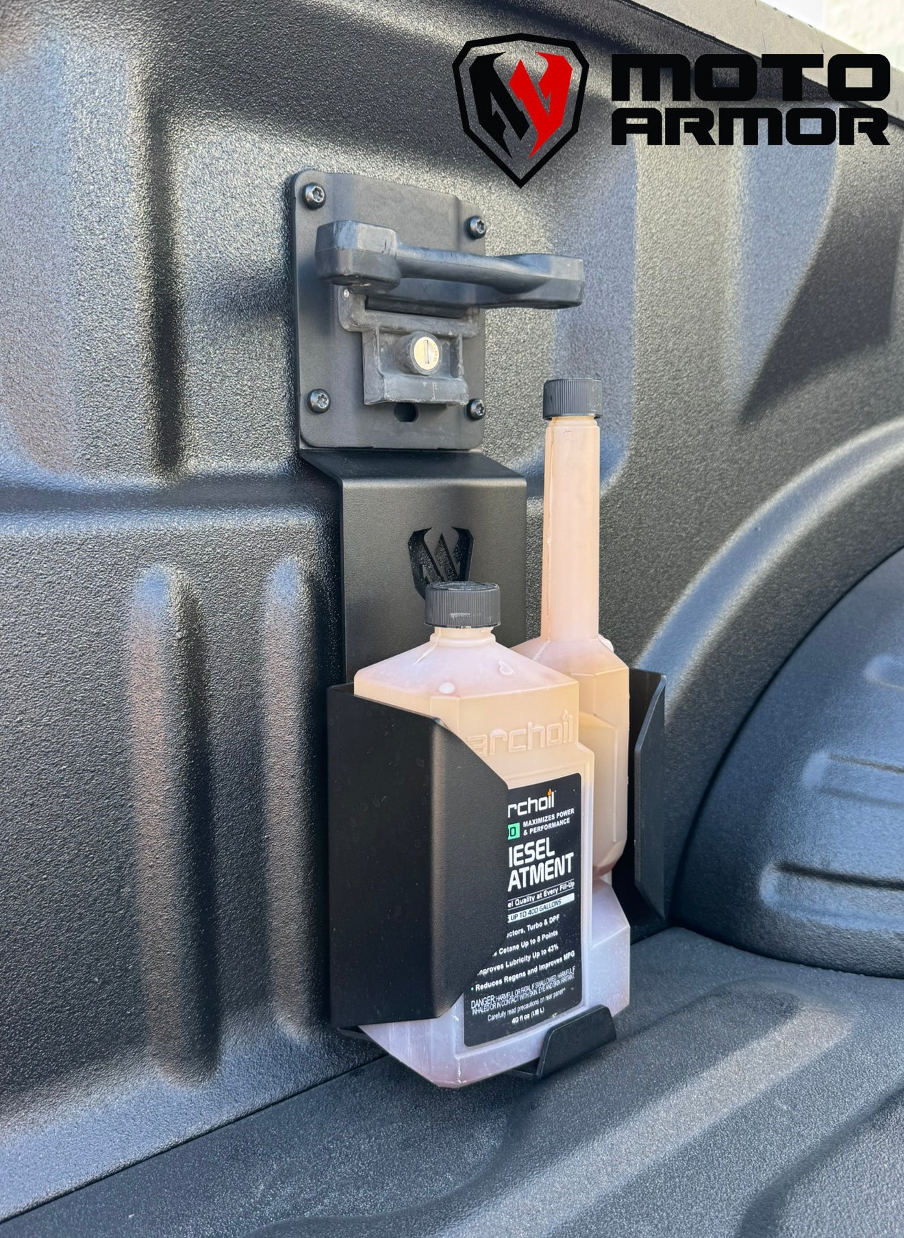 Photo of Archoil Additive Holder 2017-2026 Ford Superduty by Moto Armor - Premium for UTVs / Side by Sides