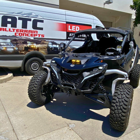 Photo of Maverick R A-Pillar Brackets by All Terrain Concepts - Premium Brackets and Mounts for UTVs / Side by Sides