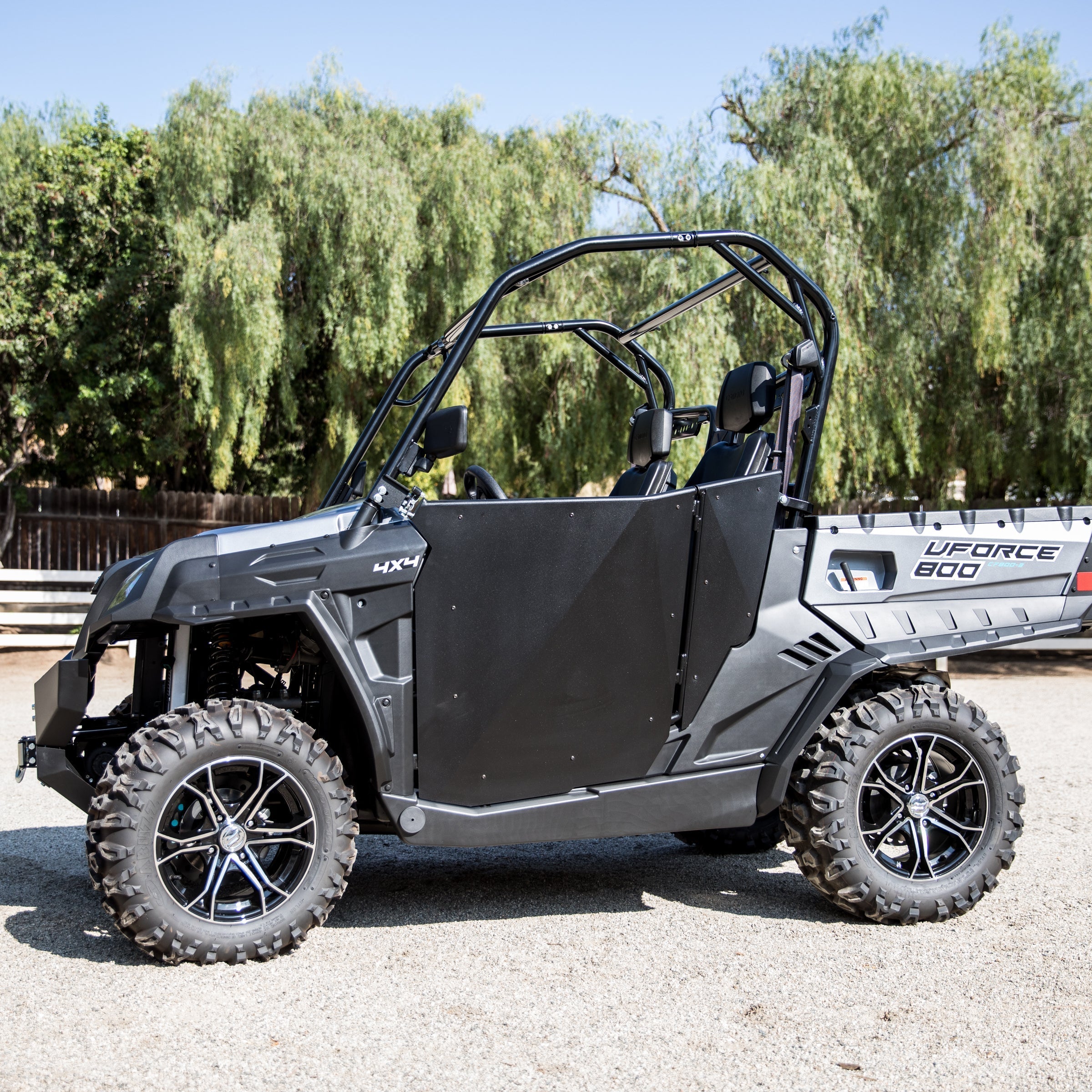 Photo of Black Suicide Half Doors By Dirt Specialties - CF Moto UForce 500 | 800 (DS-8002) by Dirt Specialties - Premium Doors for UTVs / Side by Sides