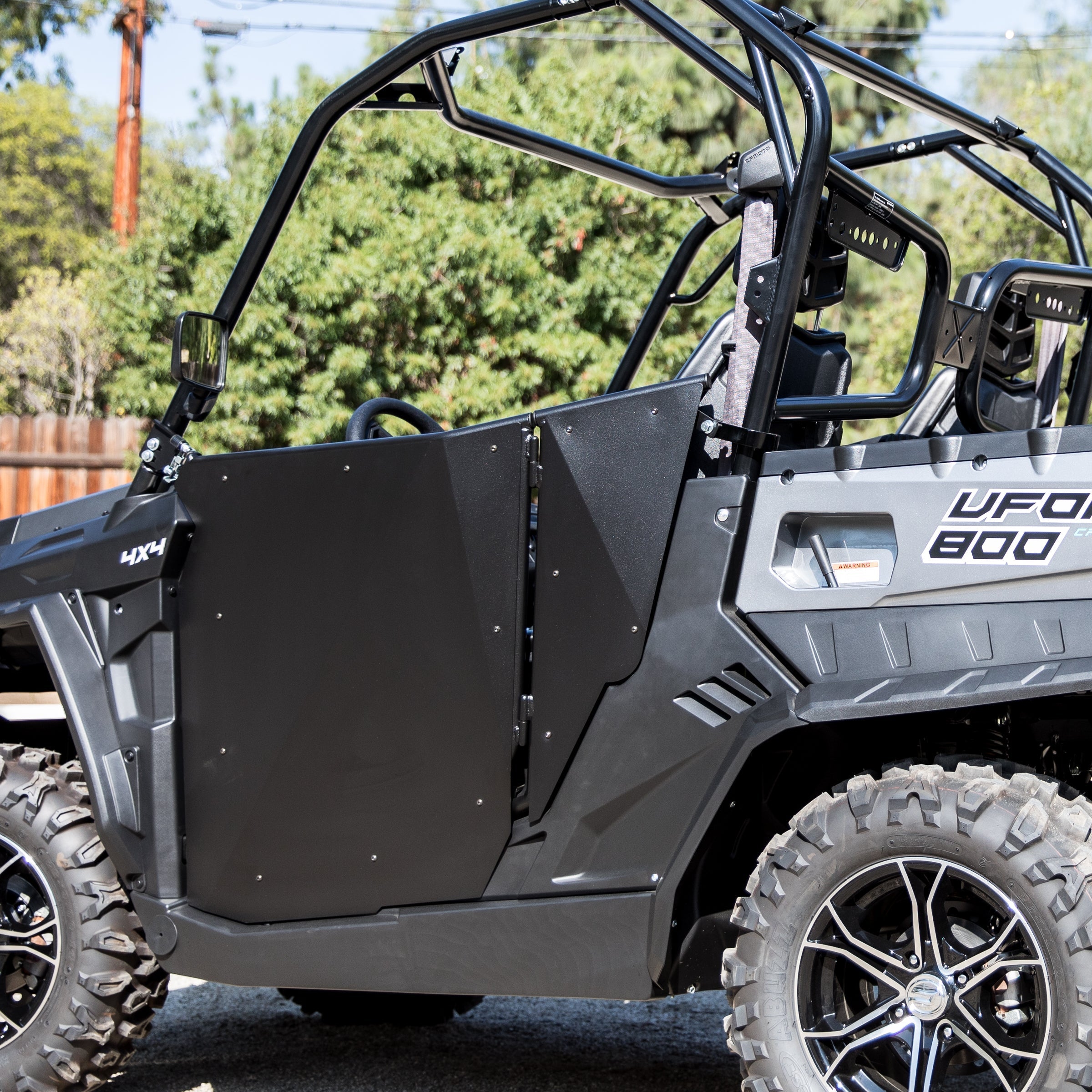 Photo of Black Suicide Half Doors By Dirt Specialties - CF Moto UForce 500 | 800 (DS-8002) by Dirt Specialties - Premium Doors for UTVs / Side by Sides