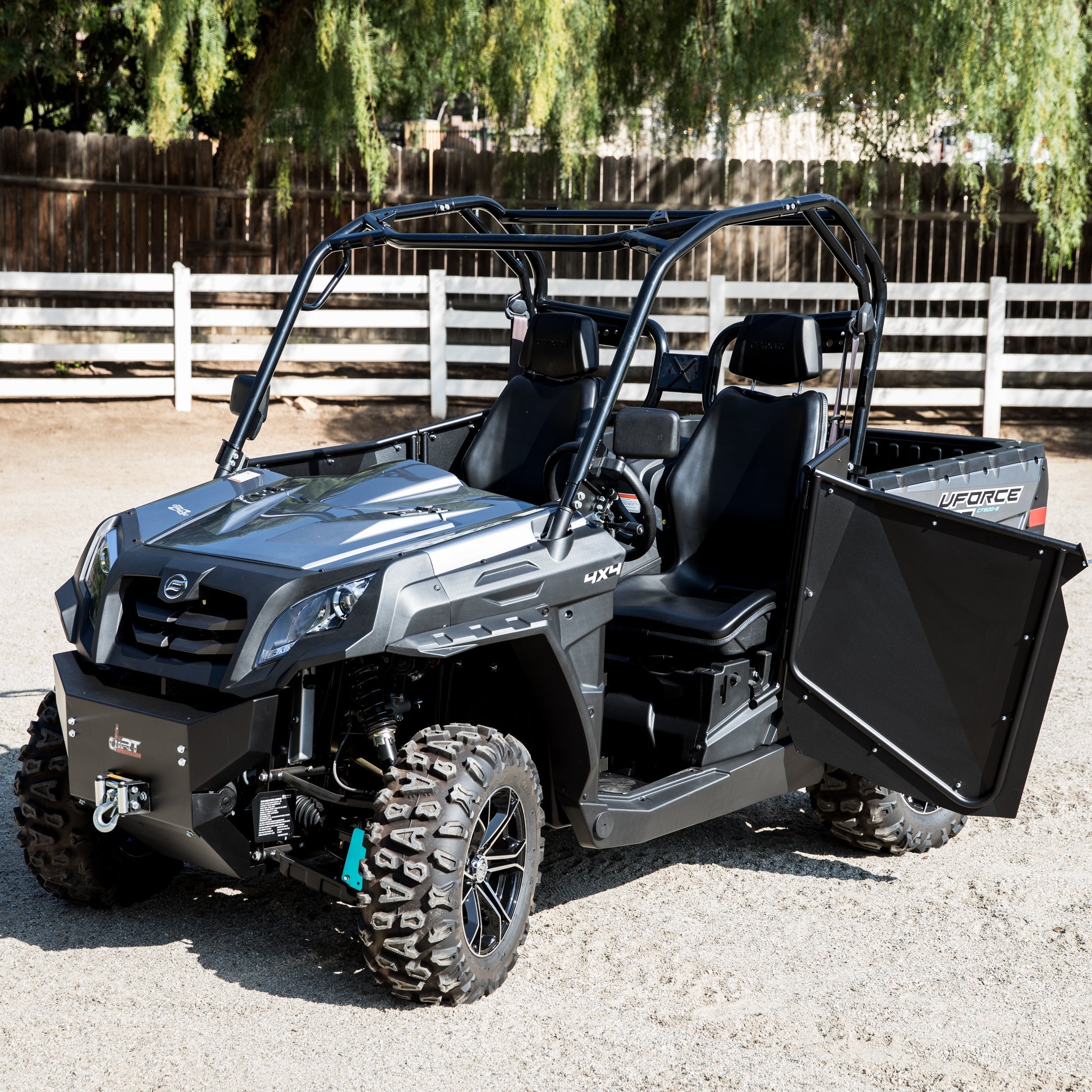 Photo of Black Suicide Half Doors By Dirt Specialties - CF Moto UForce 500 | 800 (DS-8002) by Dirt Specialties - Premium Doors for UTVs / Side by Sides