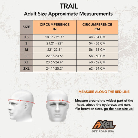 Photo of Off Road Trail Helmet by AXEL OFF ROAD - Premium Helmet for UTVs / Side by Sides