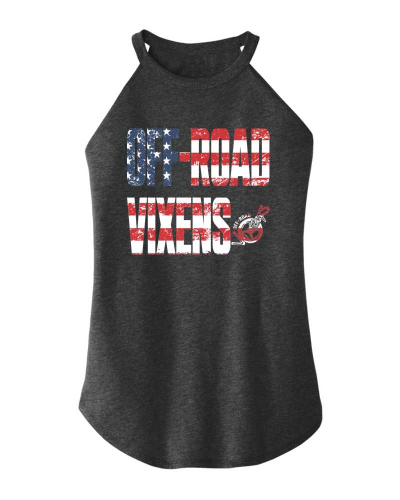 Photo of America Tank by OFF-ROAD VIXENS CLOTHING CO. - Premium Ladies Tanks for UTVs / Side by Sides