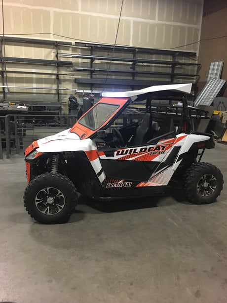 Photo of ARCTIC CAT WILDCAT SPORT/TRAIL 700 FRONT WINDSHIELD 2014-18 by Dirt Warrior Accessories - Premium Windshields for UTVs / Side by Sides