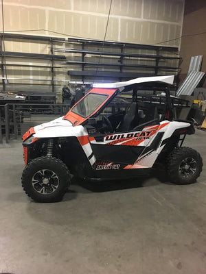 Arctic Cat Wildcat Full Glass Windshield (2014-2018)