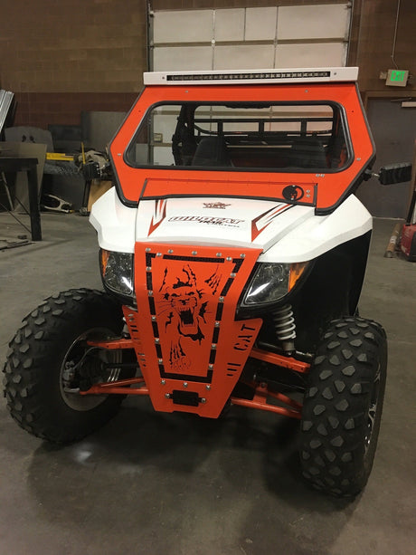 Photo of ARCTIC CAT WILDCAT SPORT/TRAIL 700 FRONT WINDSHIELD 2014-18 by Dirt Warrior Accessories - Premium Windshields for UTVs / Side by Sides
