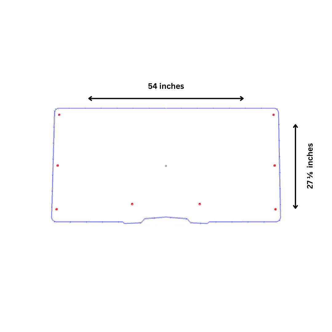 Photo of 2018-2024 ARCTIC CAT PROWLER PRO WITH PRO FIT FRAME (COMPATIBLE WITH TRACKER 800SX) FULL UTV WINDSHIELD (TK00119, TK00424 & TK00425) by TerraRider UTV Windshields & Accessories - Premium for UTVs / Side by Sides