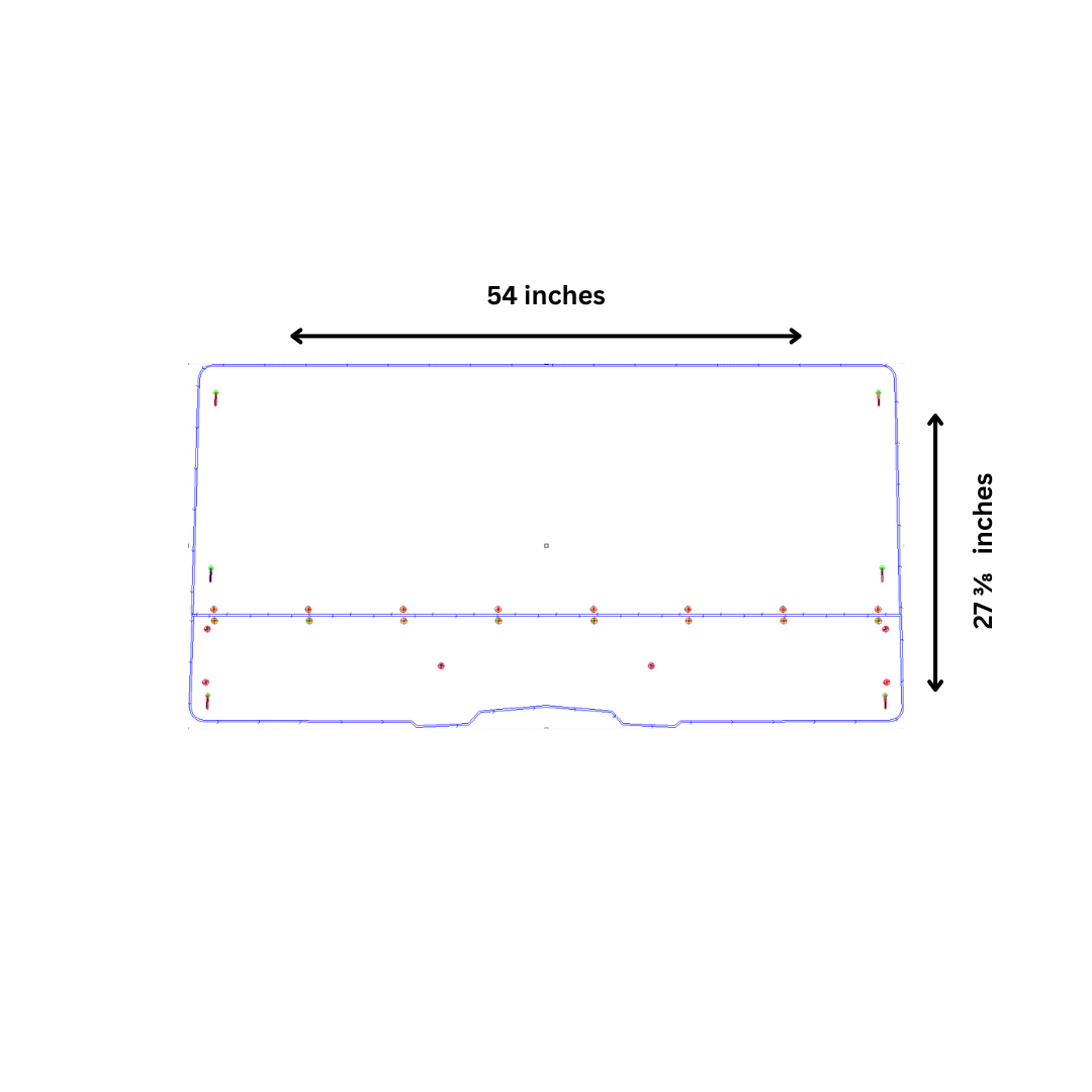 Photo of 2018-2024 ARCTIC CAT PROWLER PRO WITH PRO FIT FRAME (COMPATIBLE WITH TRACKER 800SX) TILTING UTV WINDSHIELD - FOR FACTORY HARD TOP (TK00134, TK00224 & TK00421) by TerraRider UTV Windshields & Accessories - Premium for UTVs / Side by Sides