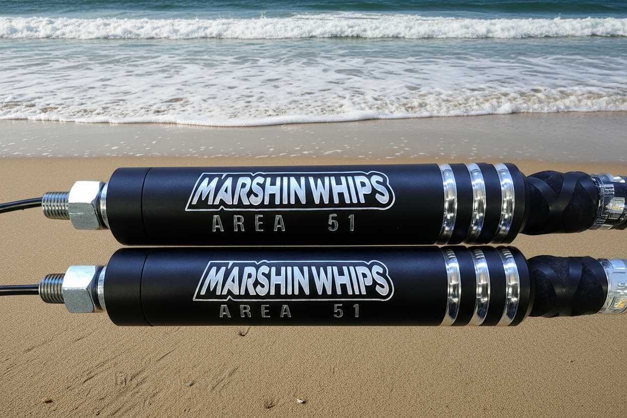 Marshin Whips Area 51 LED Whips - Built-in Hidden Cables + Carbon Fiber Strength (2024)