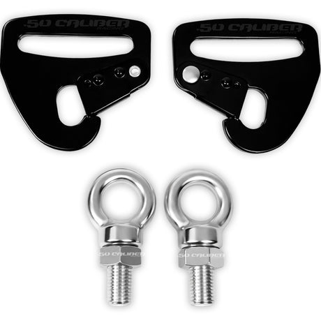 50 Caliber Racing Quick Release Harness Mount - Eyebolt Kit for 4, 5 & 6-Point Harnesses | Cage or Chassis Mount